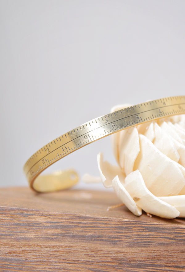 Measuring Tape Cuff Bracelet