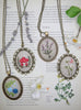 Butterfly Garden Necklace Embroidery Kit