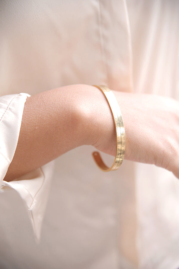 Measuring Tape Cuff Bracelet