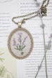 Lavender Haze Necklace Embroidery Kit