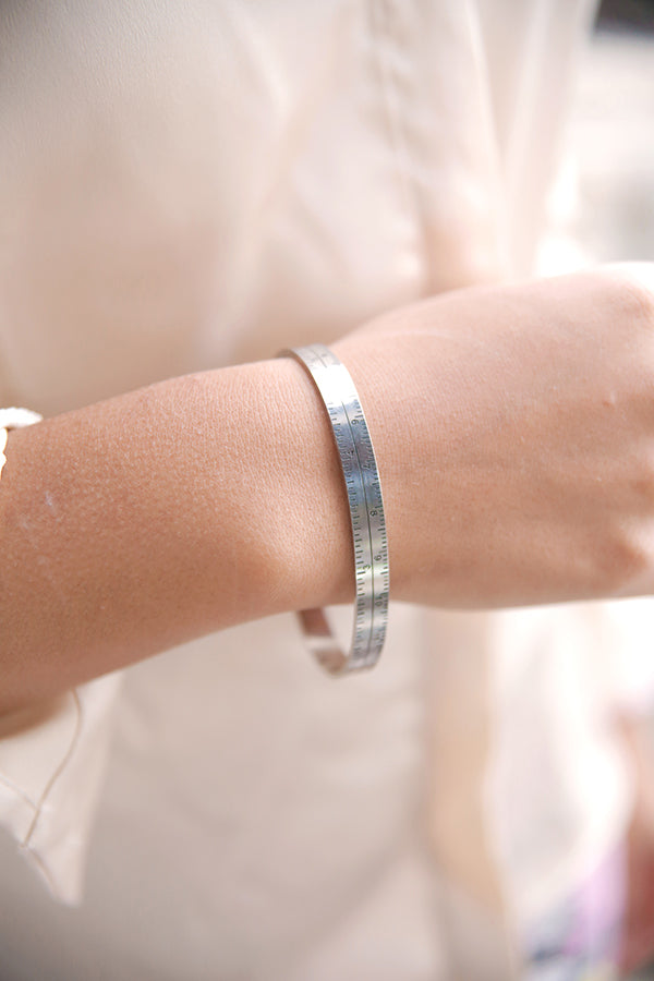 Measuring Tape Cuff Bracelet