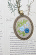 Something Blue Necklace Embroidery Kit