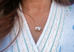 White Sewing Charm Necklace