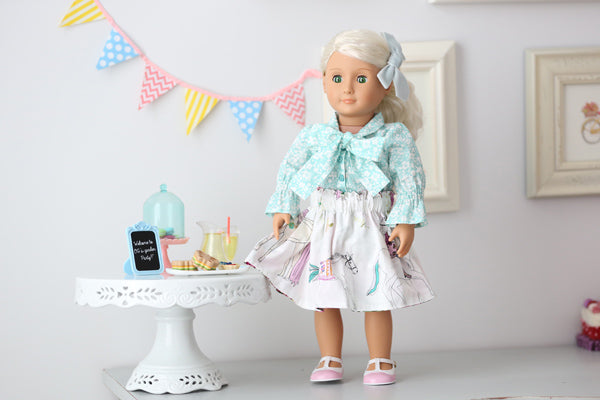 Lavinia Doll Blouse & Skirt