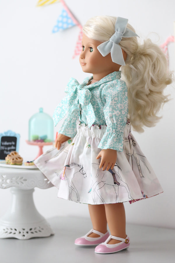 Lavinia Doll Blouse & Skirt