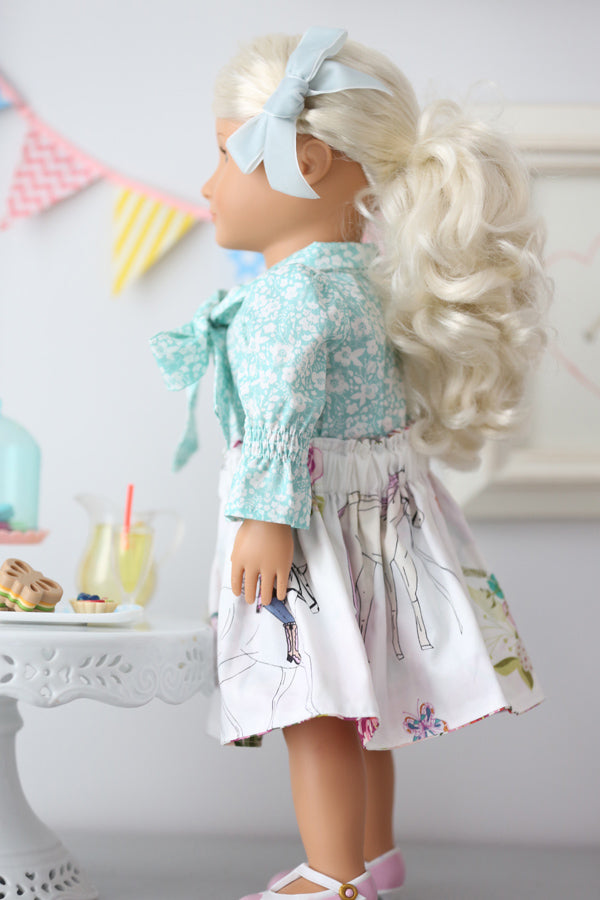 Lavinia Doll Blouse & Skirt