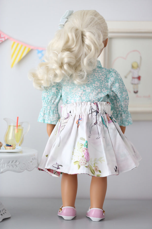 Lavinia Doll Blouse & Skirt