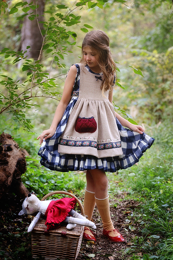 pinafore dress with Pockets or layered over a dress Keira Pinafore Dress Miss