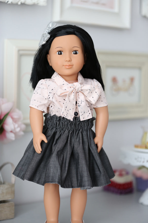 Lavinia Doll Blouse & Skirt