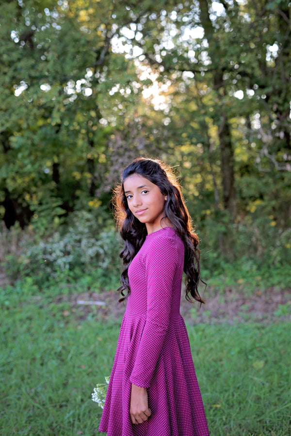tween purple dress Juniper Tween Dress