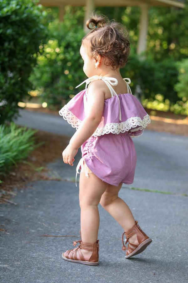 Priscilla Baby Romper & Dress Violette Field Threads Priscilla Baby Romper & Dress Violette Field Threads