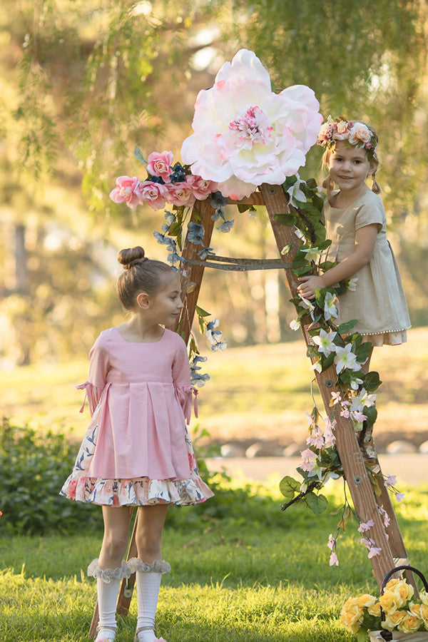 Nora Dress Baby + Girls + Doll Bundle - Violette Field Threads
 - 18
