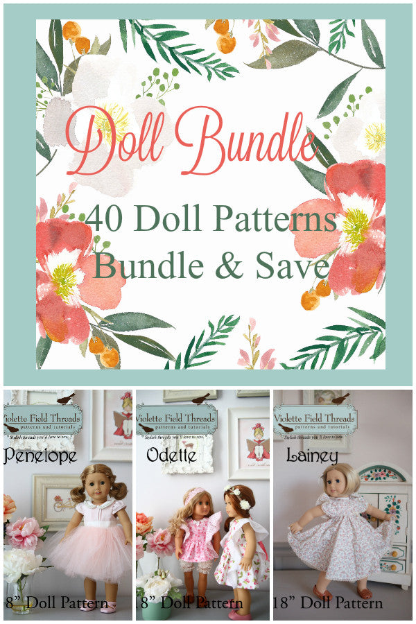 Master Collection of 18" Doll Patterns - Violette Field Threads
 - 41