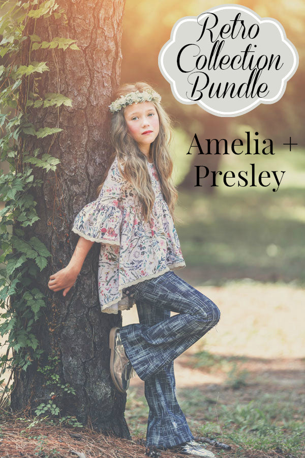 Amelia + Presley Girls Bundle (Retro Back to School)