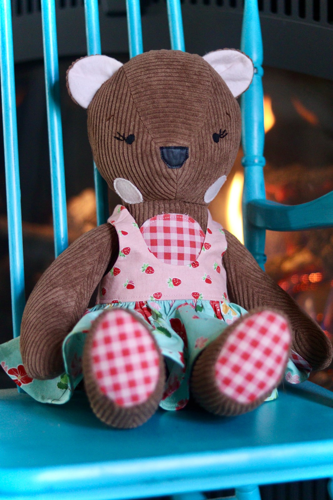 Honey Bear 18" Stuffie Animal Pattern