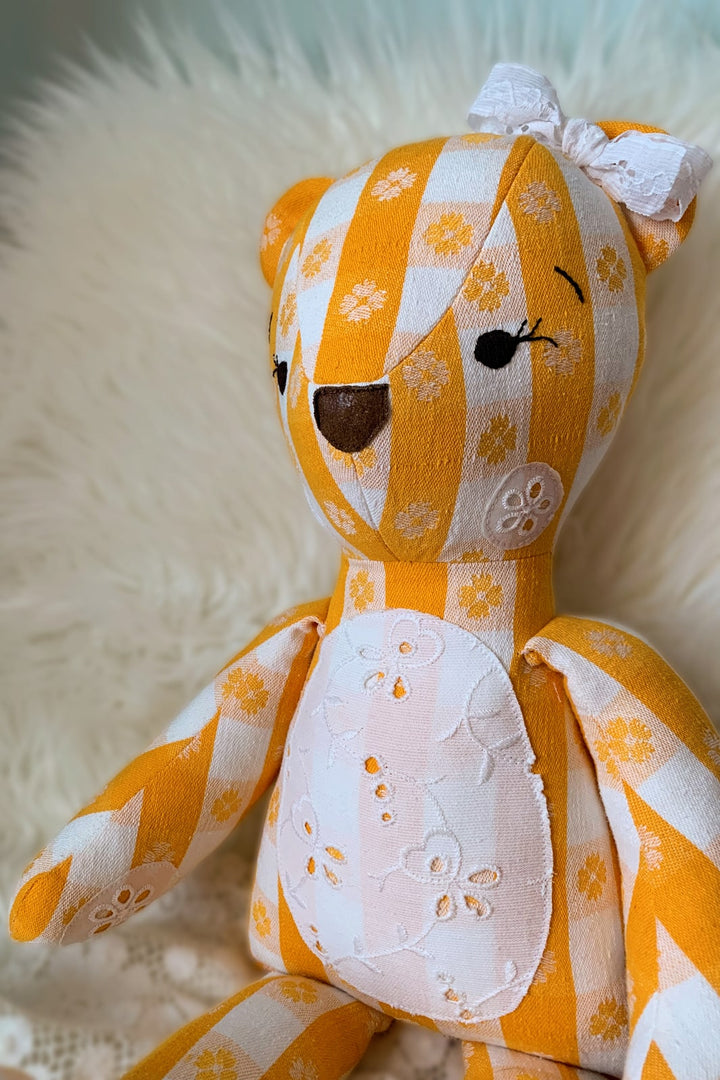 Honey Bear 18" Stuffie Animal Pattern