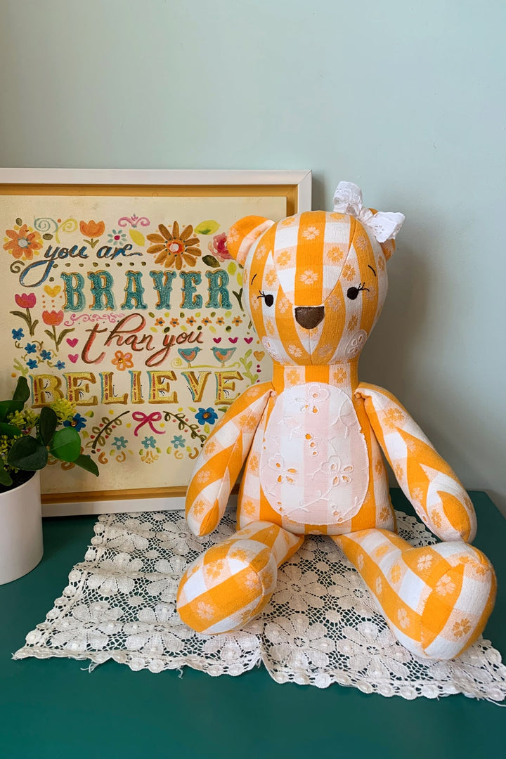 Honey Bear 18" Stuffie Animal Pattern