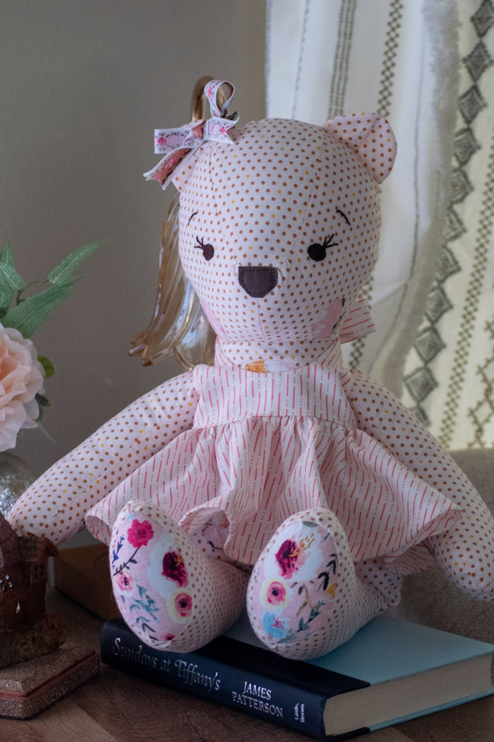 Honey Bear 18" Stuffie Animal Pattern