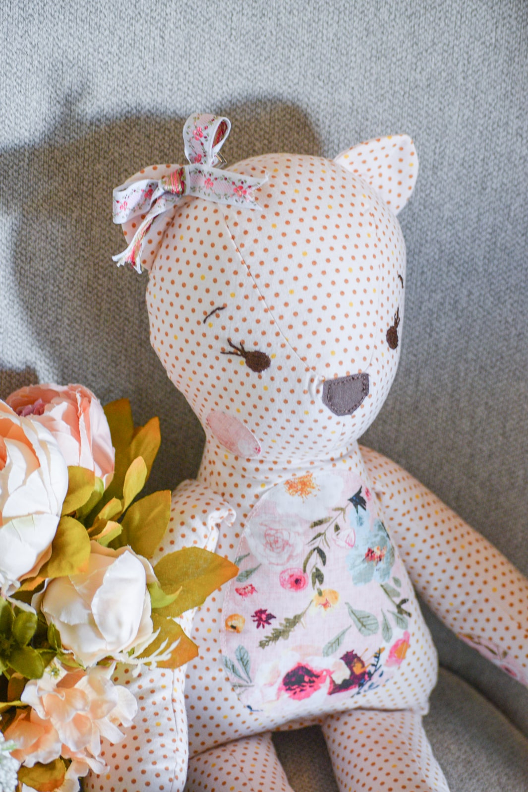 Honey Bear 18" Stuffie Animal Pattern