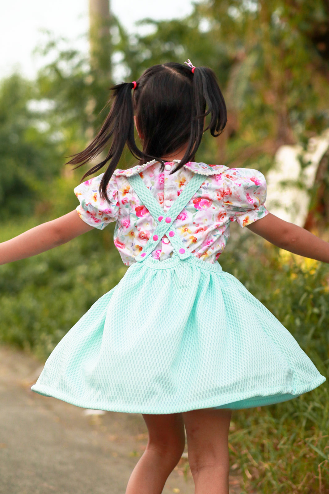Greta Pinafore Dress