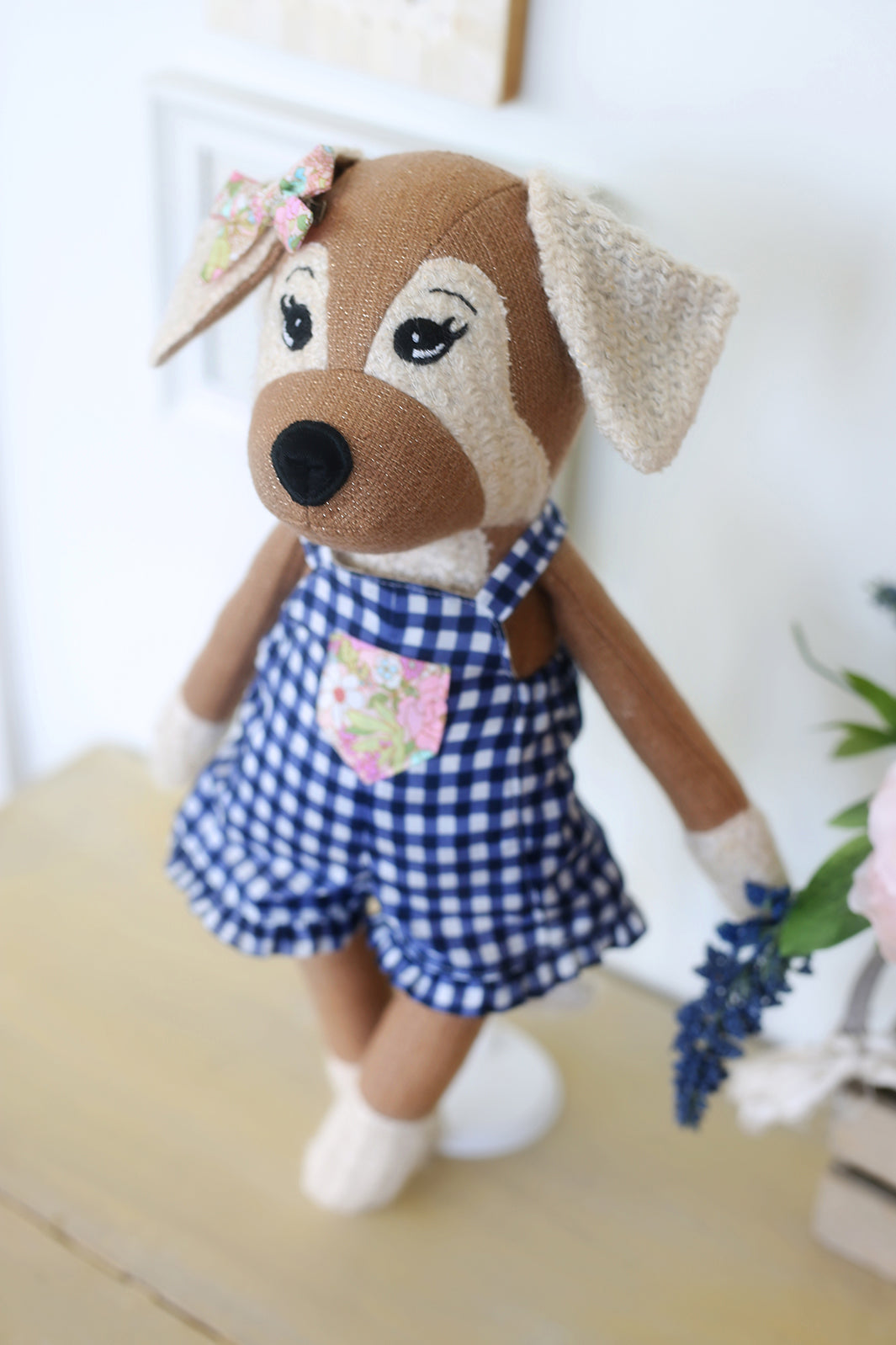 Darcy Dog 18" Stuffie Animal Pattern