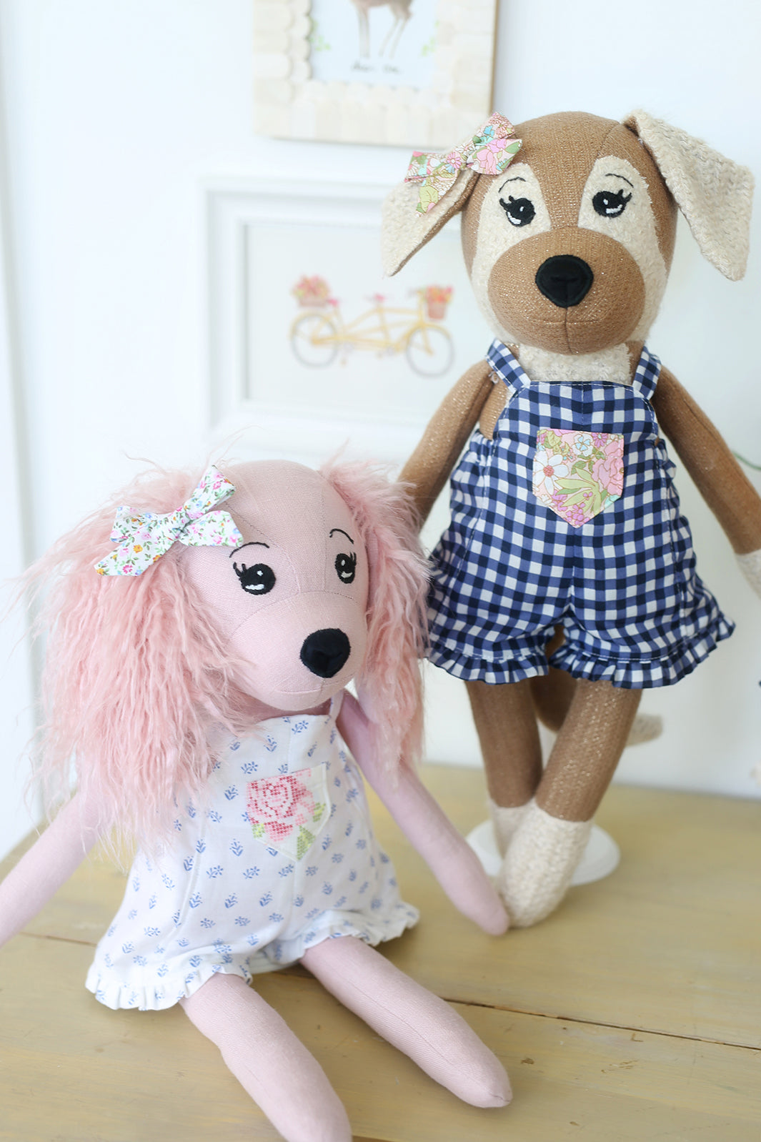 Darcy Dog 18" Stuffie Animal Pattern