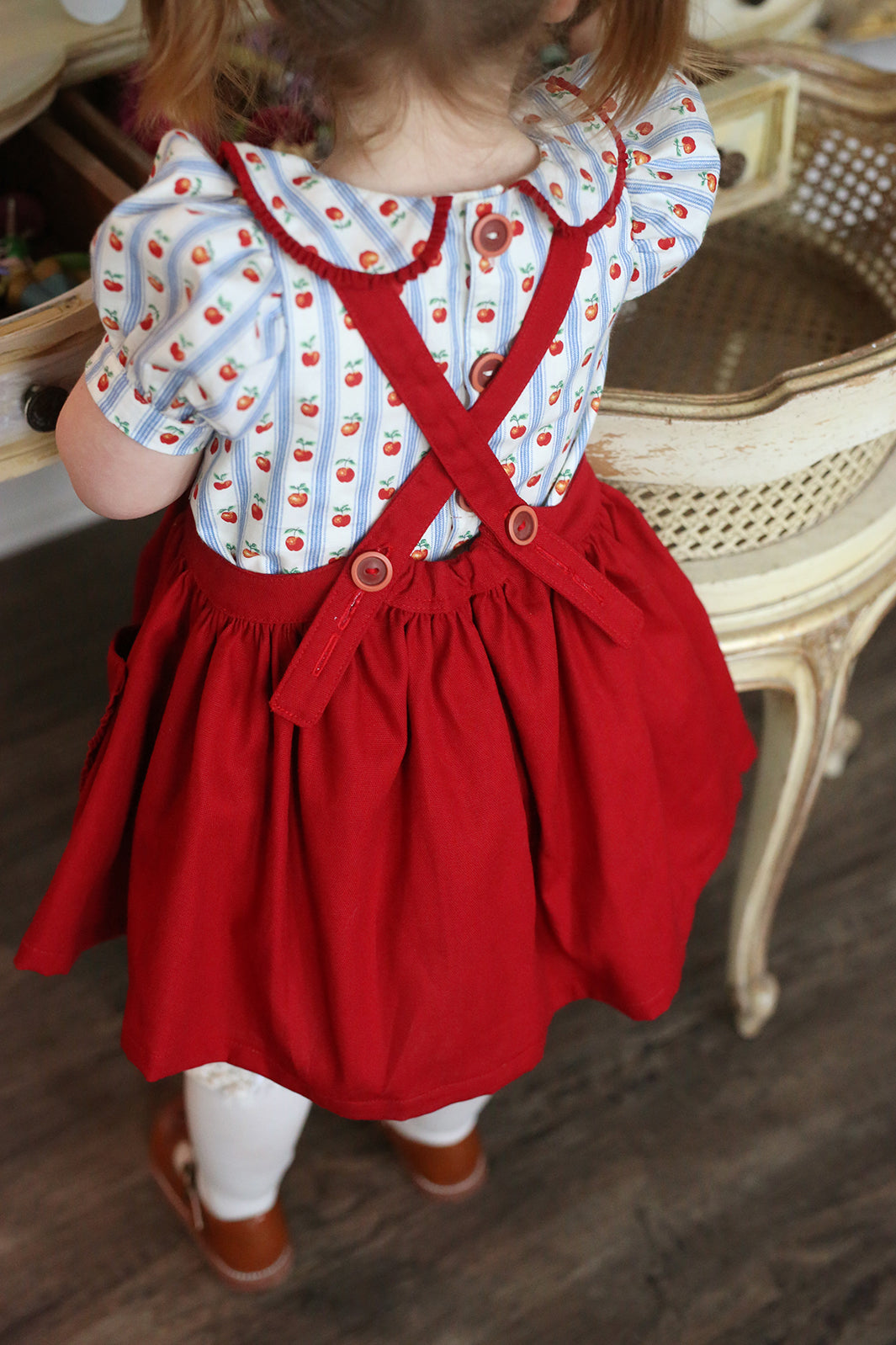 Greta Pinafore Dress