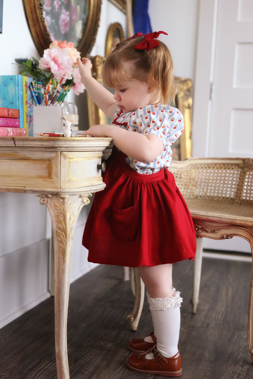 Greta Pinafore Dress