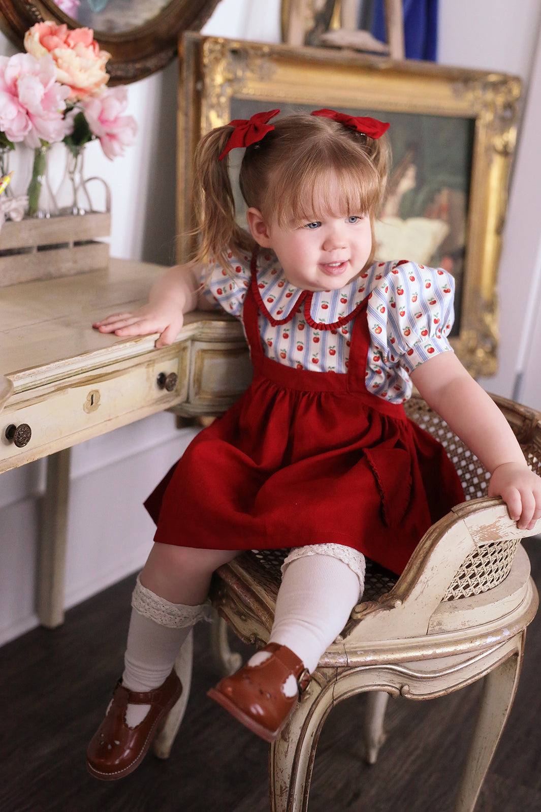 Greta Pinafore Dress