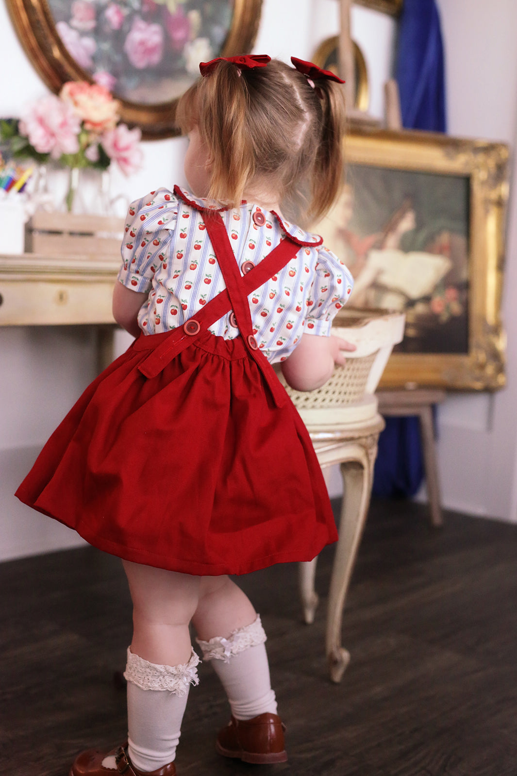 Greta Pinafore Dress