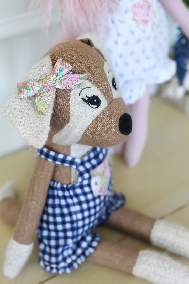 Darcy Dog 18" Stuffie Animal Pattern