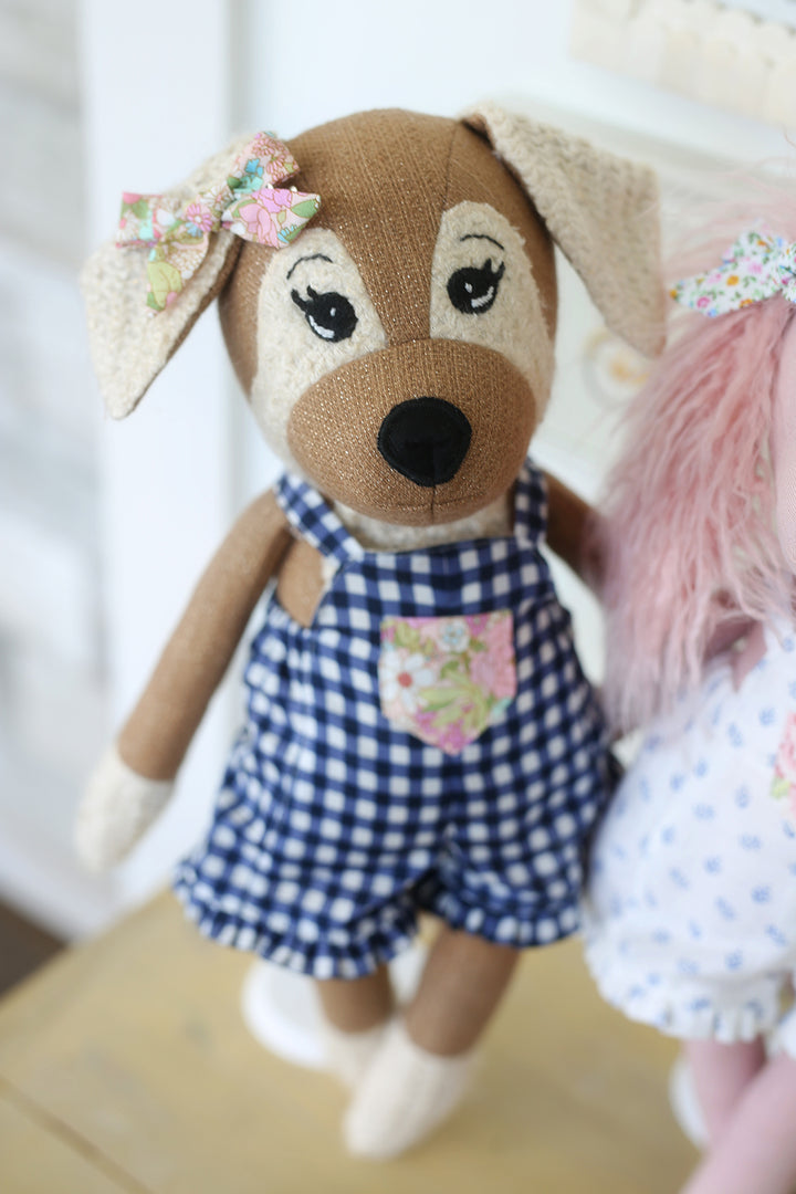 Darcy Dog 18" Stuffie Animal Pattern