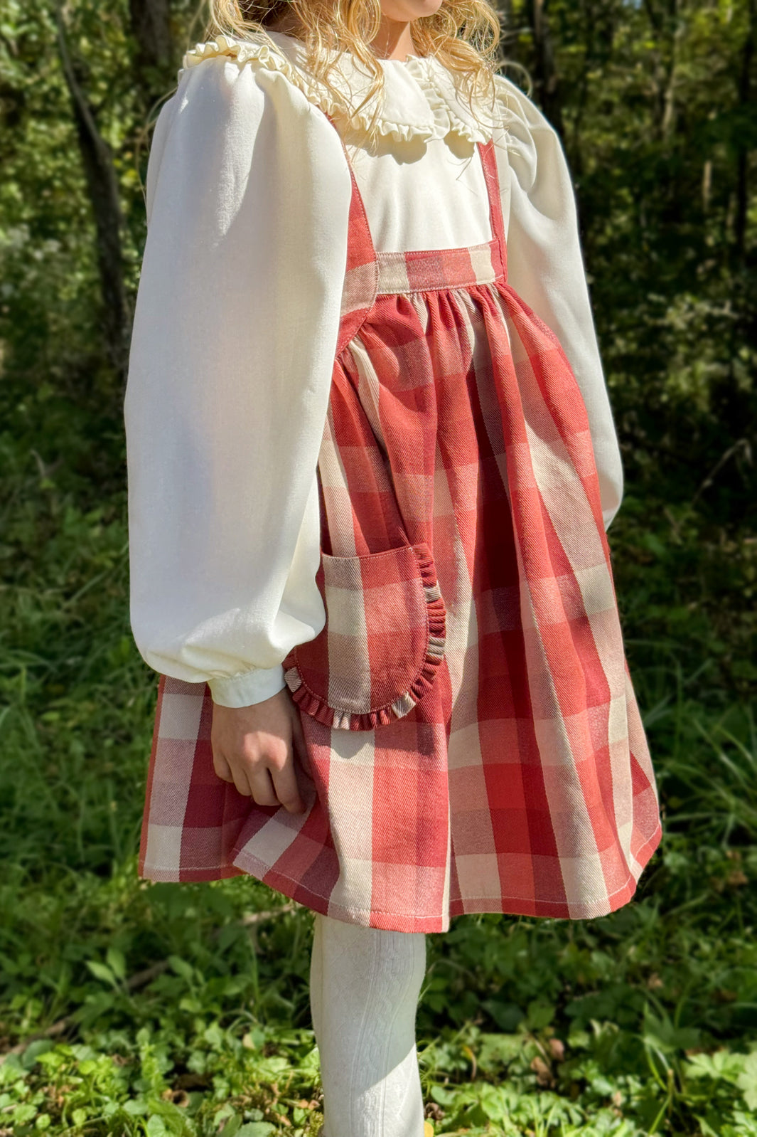 Greta Pinafore Dress