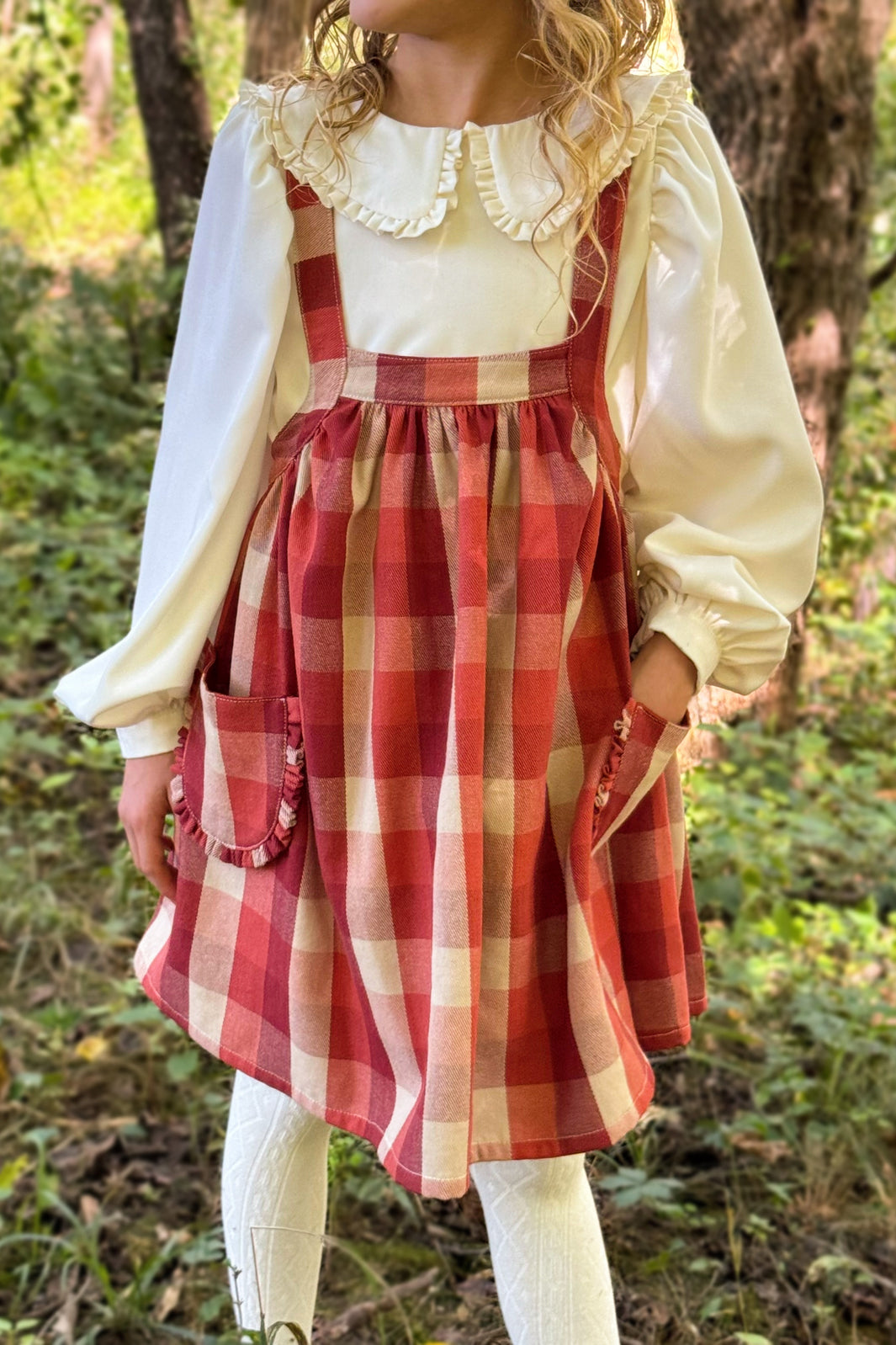 Greta Pinafore Dress