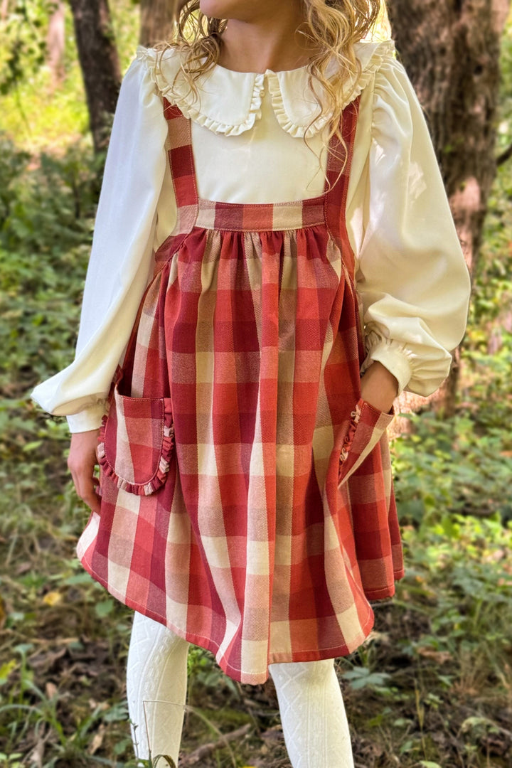 Greta Pinafore Dress