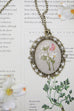 Butterfly Garden Necklace Embroidery Kit