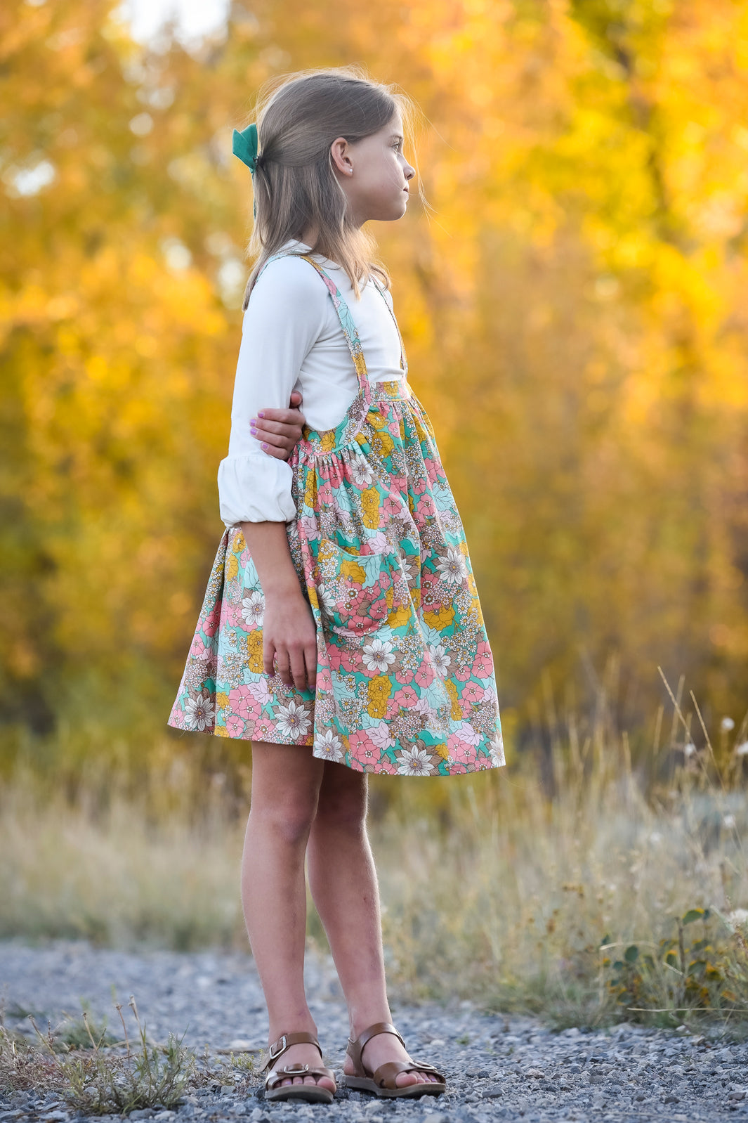 Greta Pinafore Dress