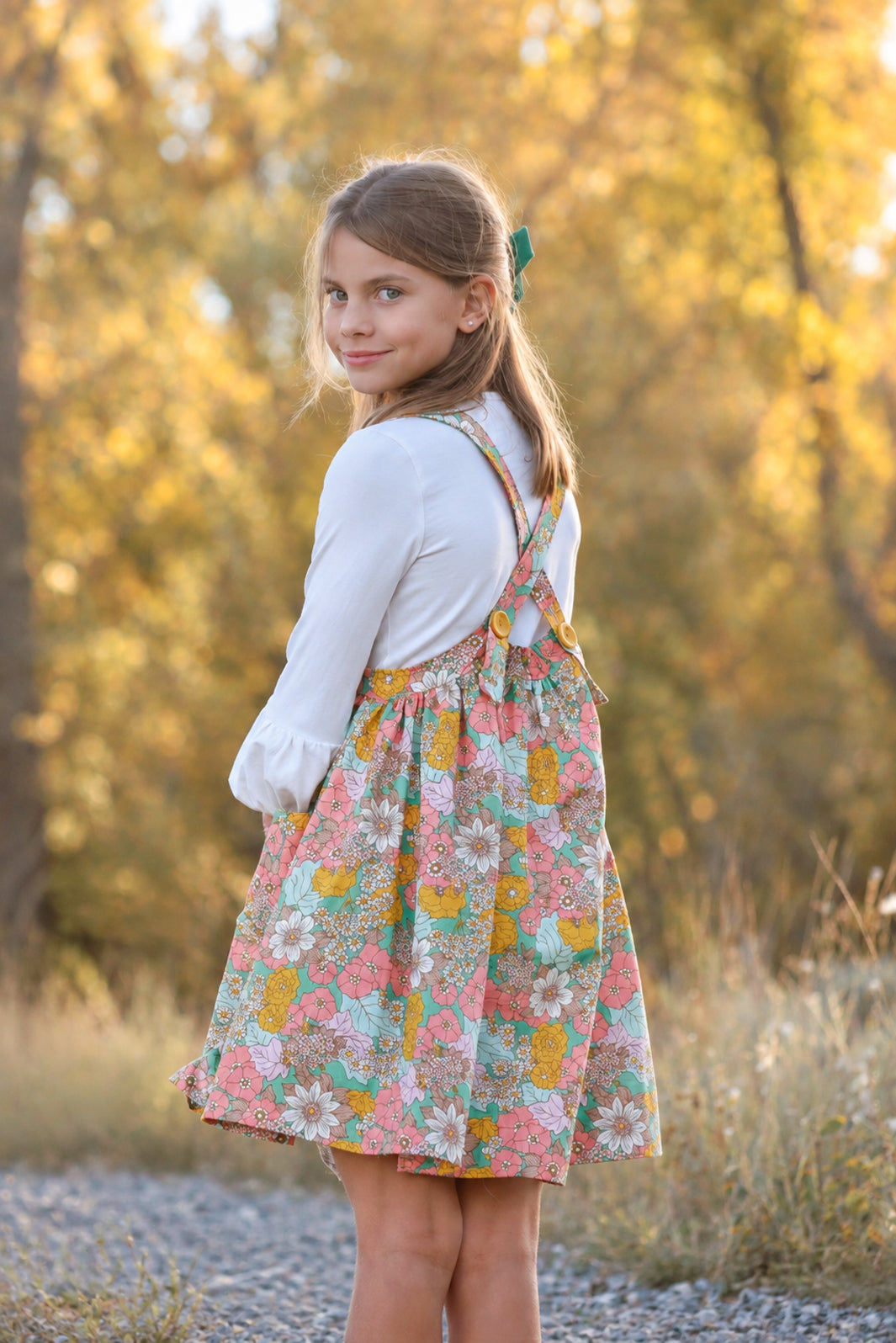 Greta Pinafore Dress