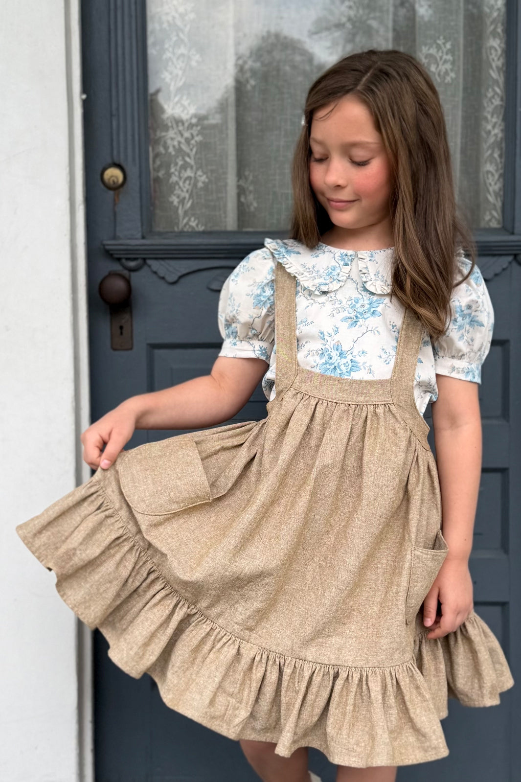 Greta Pinafore Dress