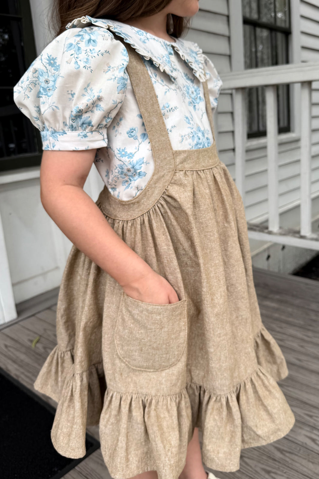Greta Pinafore Dress