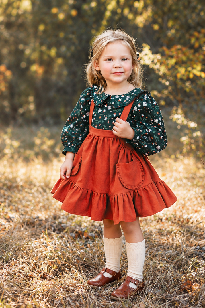 Greta Pinafore Dress