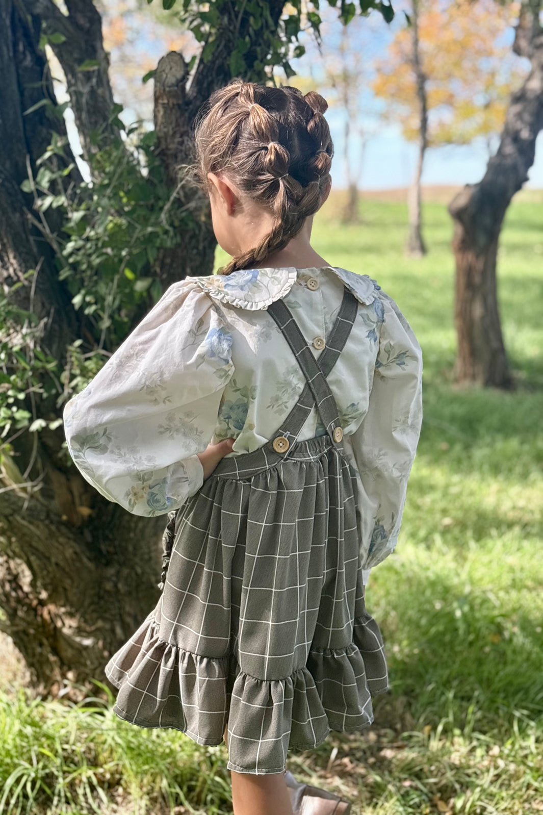 Greta Pinafore Dress