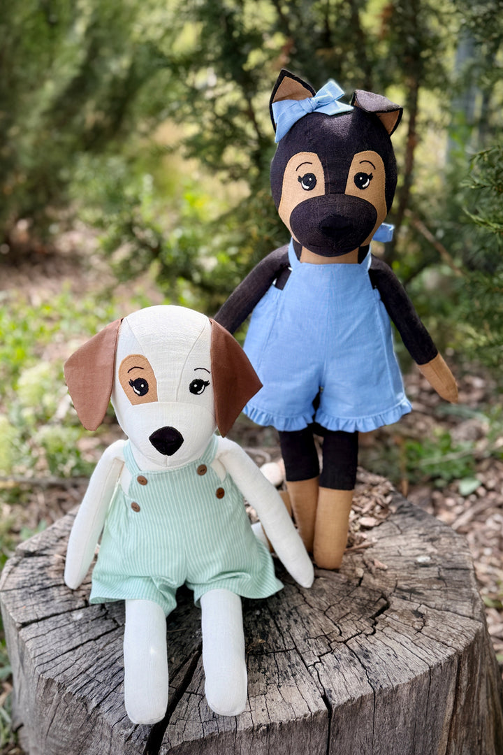 Darcy Dog 18" Stuffie Animal Pattern
