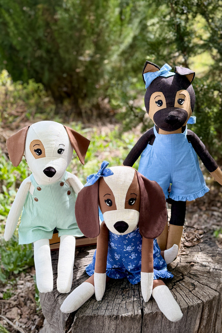 Darcy Dog 18" Stuffie Animal Pattern