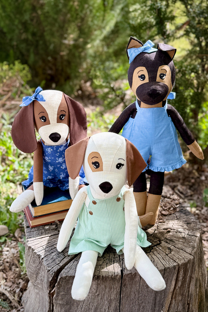 Darcy Dog 18" Stuffie Animal Pattern