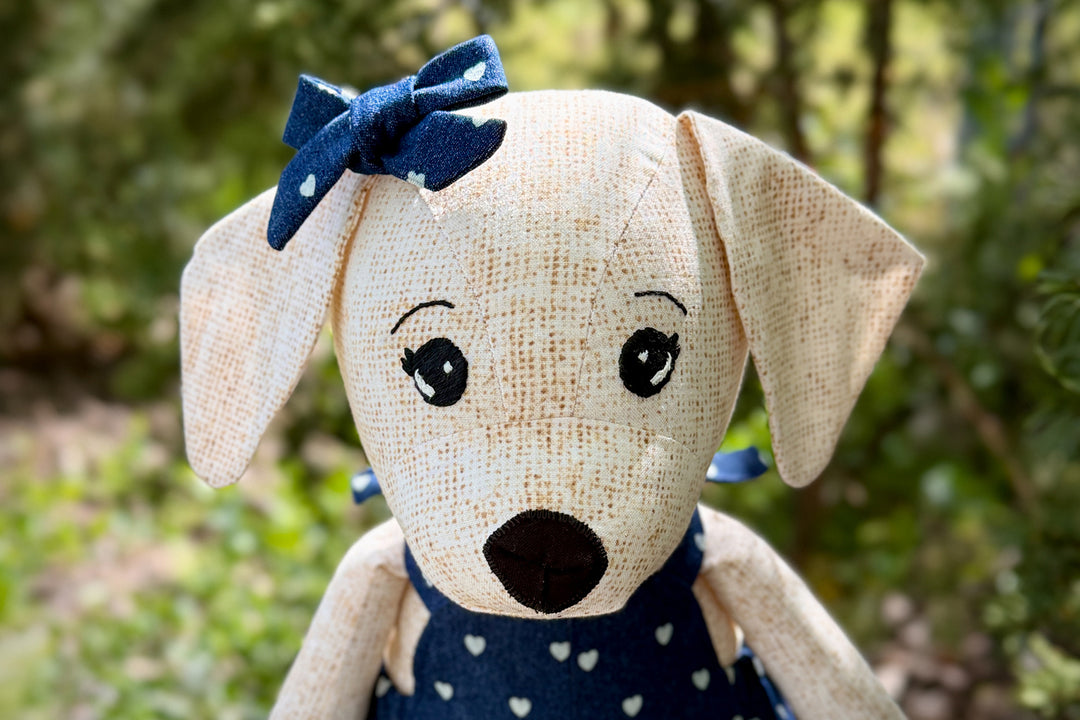 Darcy Dog 18" Stuffie Animal Pattern