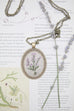 Lavender Haze Necklace Embroidery Kit
