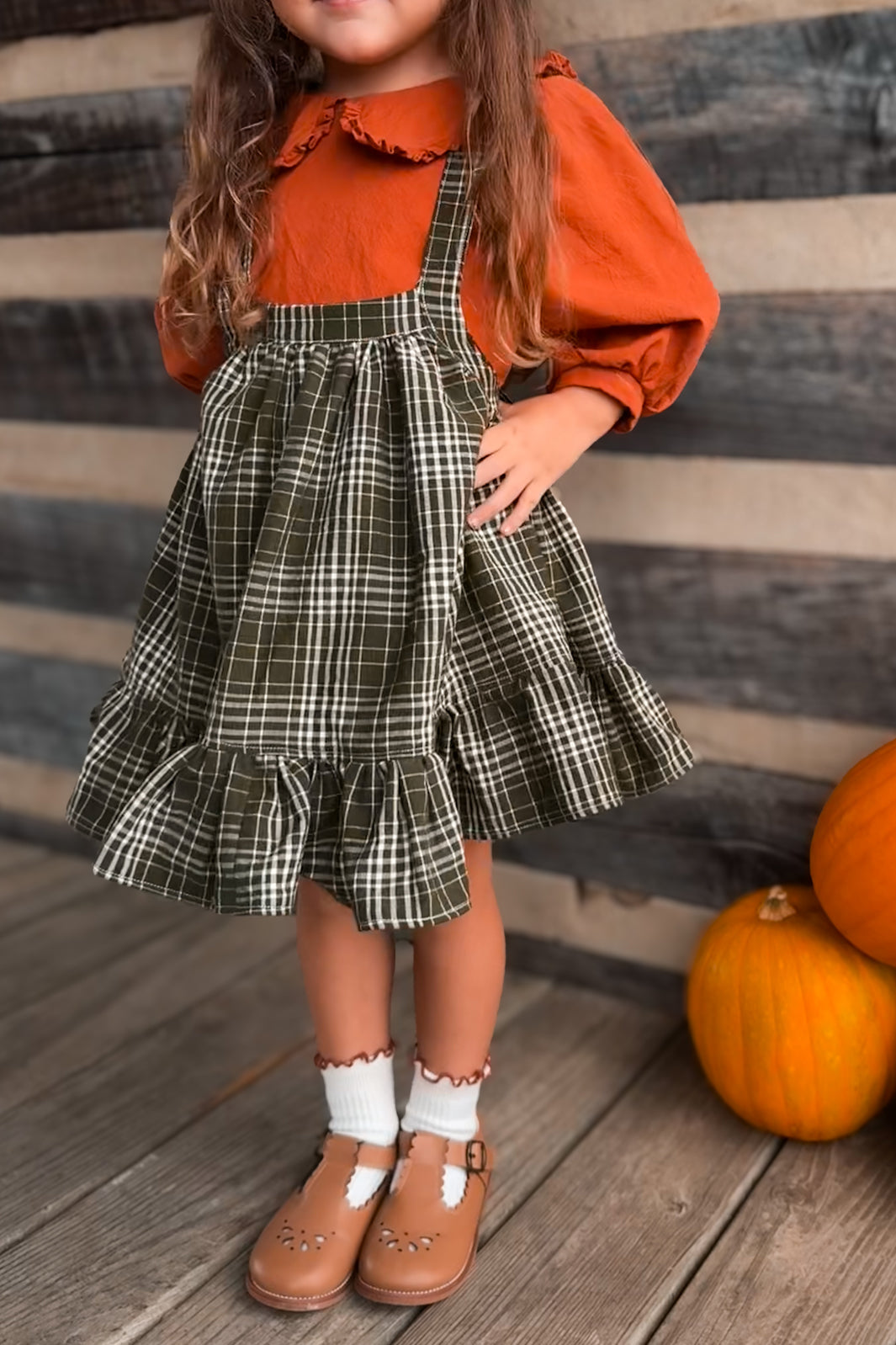 Greta Pinafore Dress