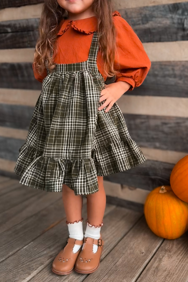 Greta Pinafore Dress