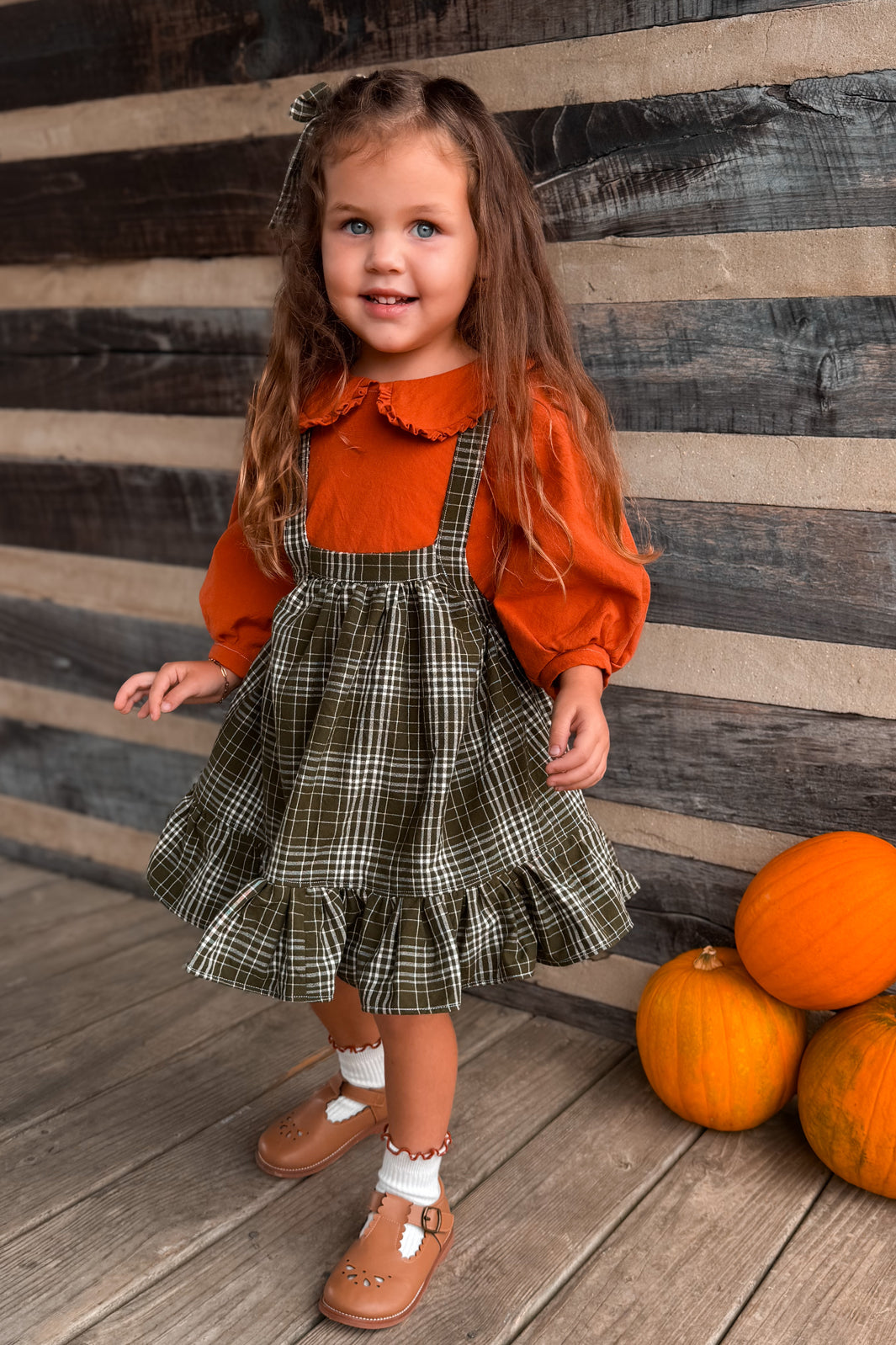 Greta Pinafore Dress